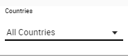 Countries dropdown
