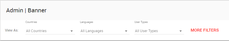 Filter Bar