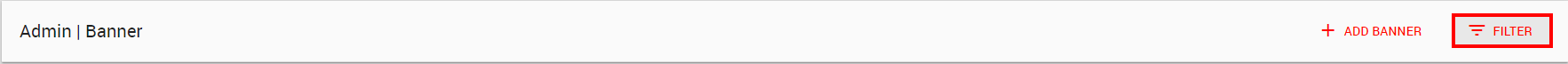 FILTER toggle off
